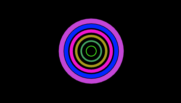 6 colorful rings